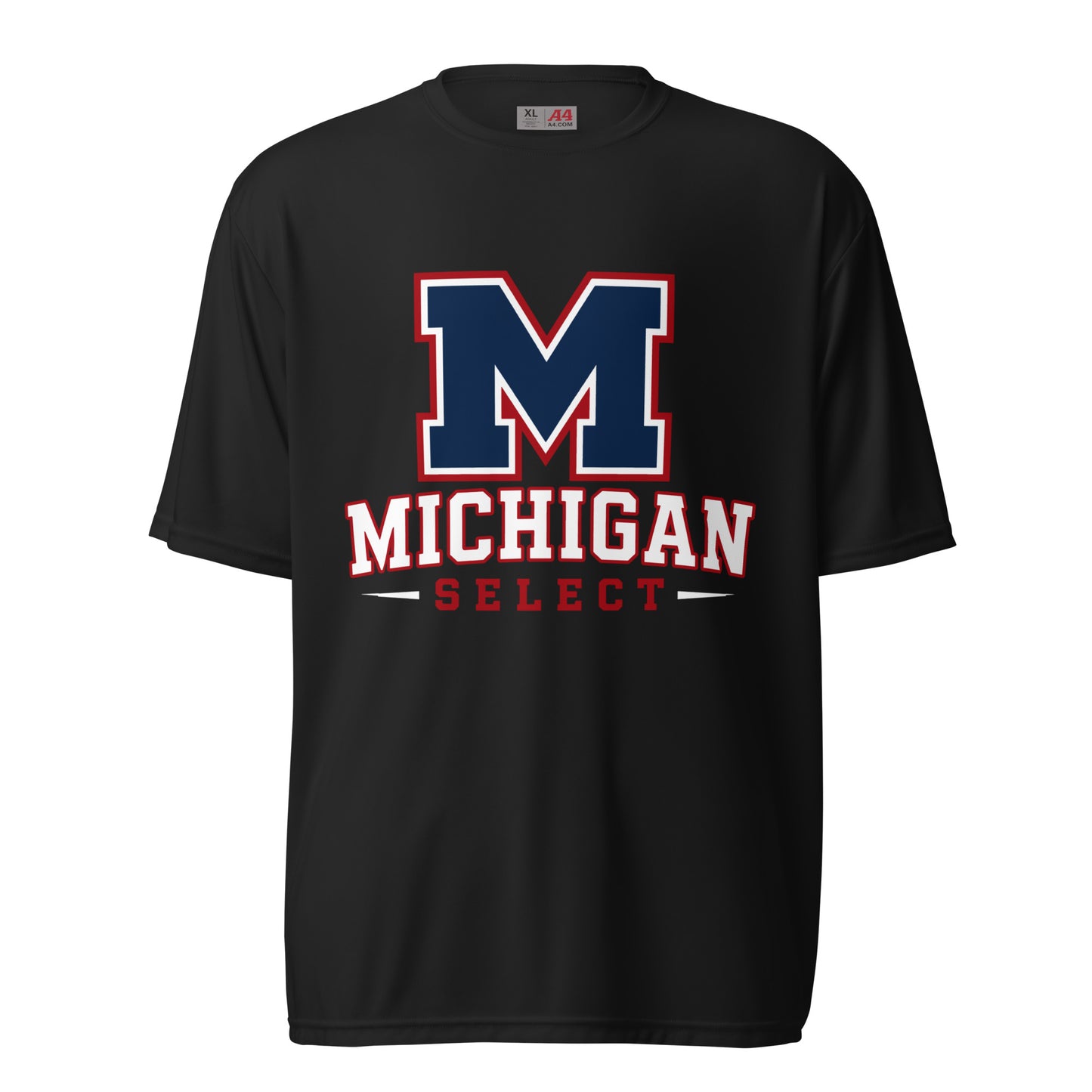 Active | Moisture Wicking Shirt | Michigan Select Baseball | Emblem Logo