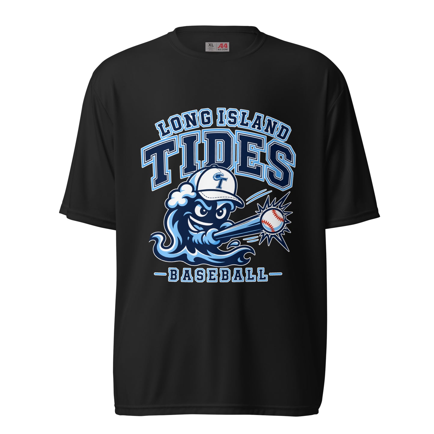 Active | Moisture Wicking Shirt | Long Island Tides Baseball | Valor Logo