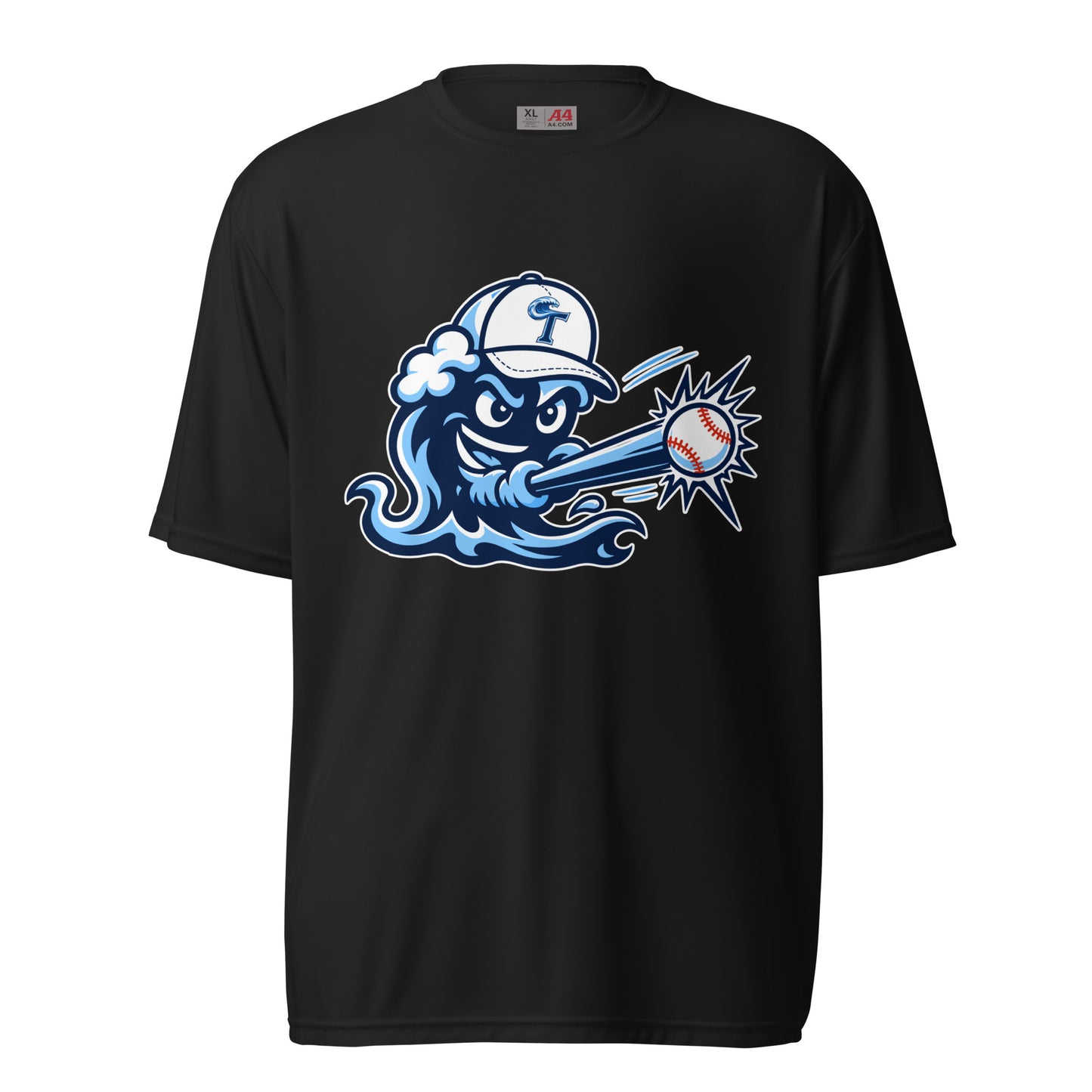 Active | Moisture Wicking Shirt | Long Island Tides Baseball | Mascot Logo
