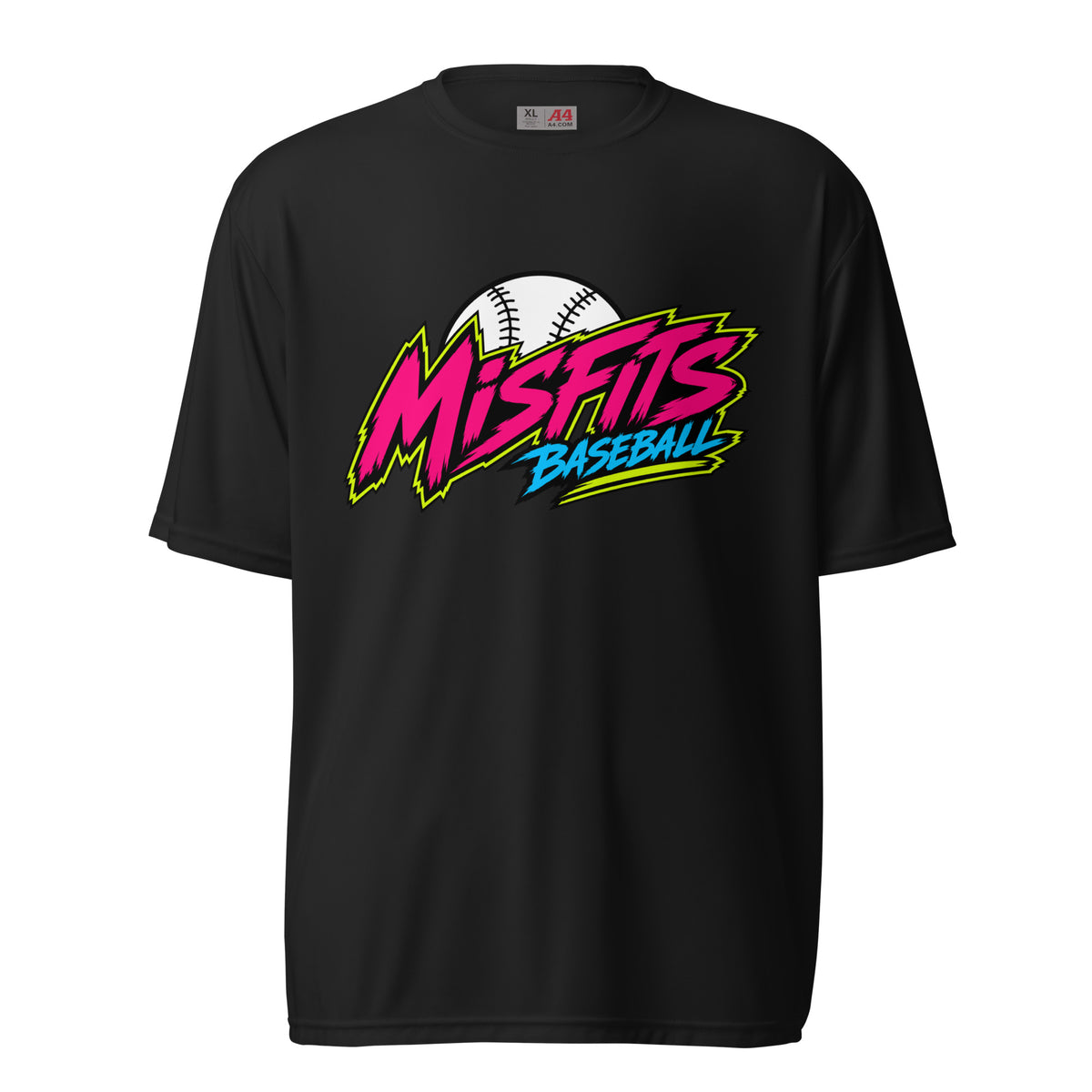 Active | Moisture Wicking Shirt | Misfits Baseball | Athletics Logo
