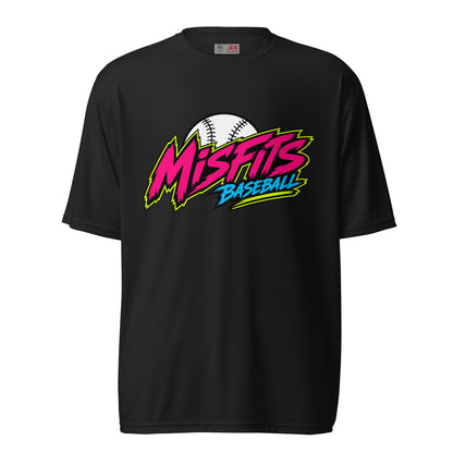 Active | Moisture Wicking Shirt | Misfits Baseball | Athletics Logo