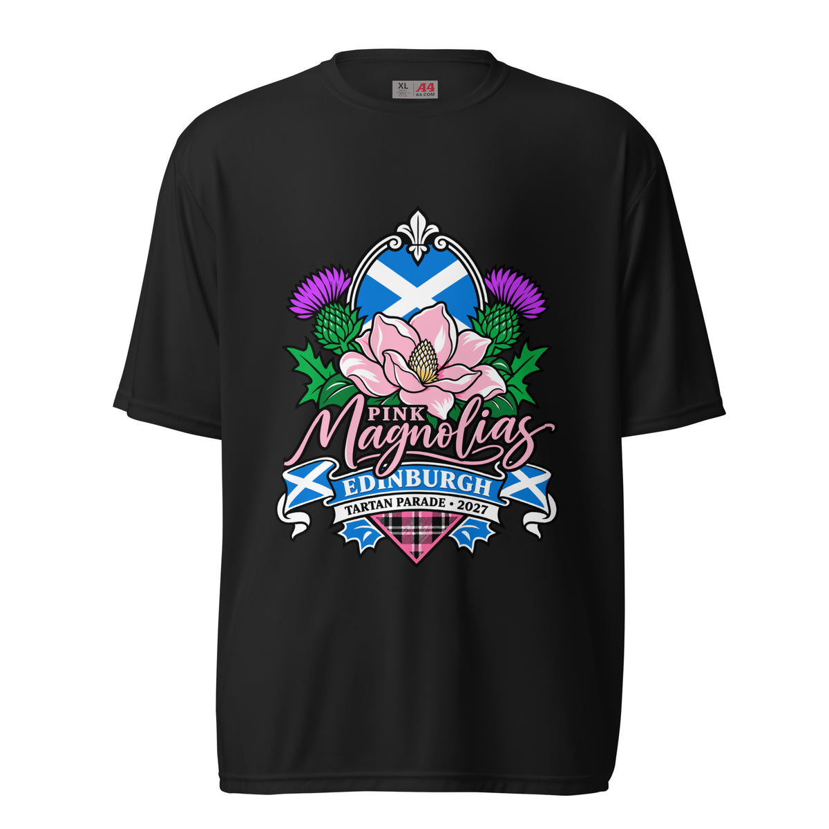 Active | Moisture Wicking Shirt | Pink Magnolias Dance | Valor Logo
