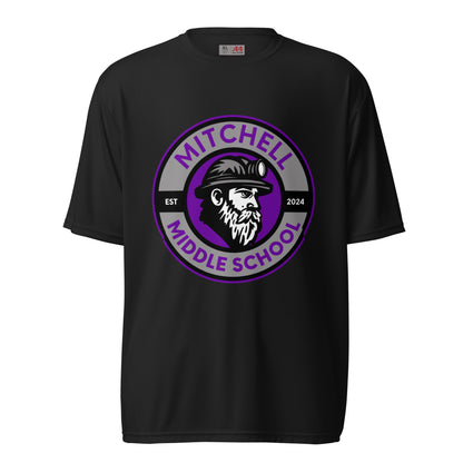 Active | Moisture Wicking Shirt | Mitchell Middle School Softball | Badge Logo