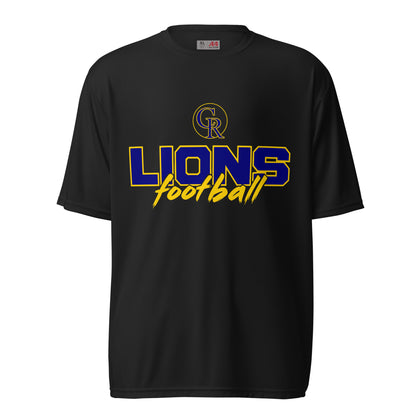 Active | Moisture Wicking Shirt | Chestnut Ridge Lions Football | Vanguard Logo