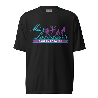 Active | Moisture Wicking Shirt | Miss Lorraine’s School of Dance | Crest Logo