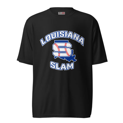 Active | Moisture Wicking Shirt | Louisiana Slam Baseball | Emblem Logo