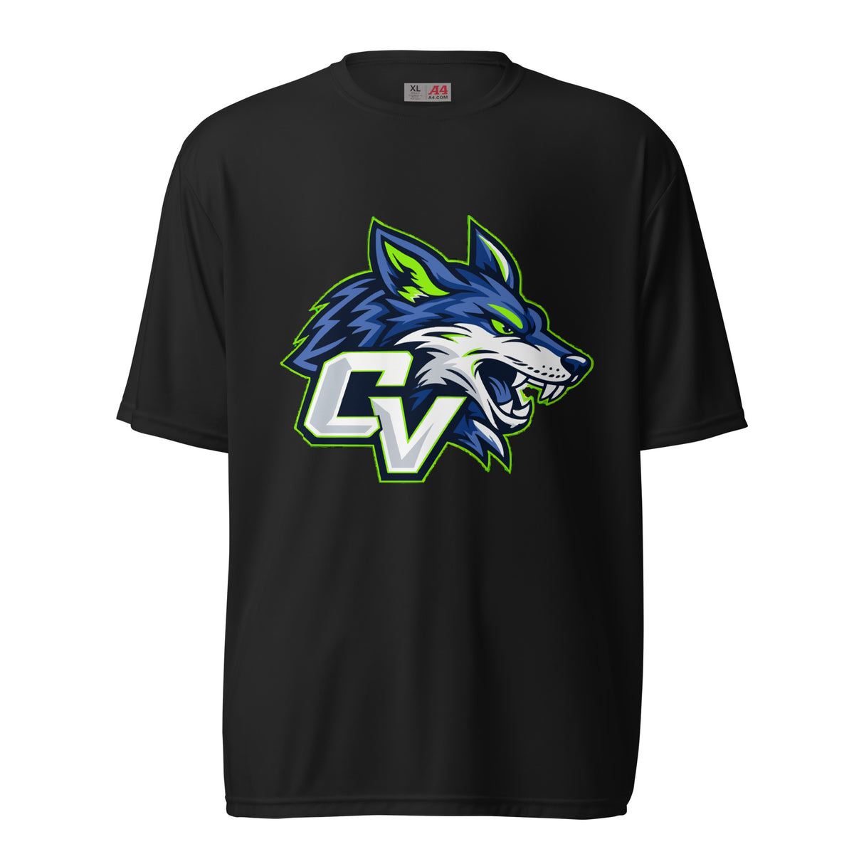 Active | Moisture Wicking Shirt | Cumberland Valley Coyotes Football | Crest Logo
