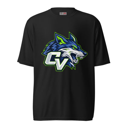 Active | Moisture Wicking Shirt | Cumberland Valley Coyotes Football | Crest Logo