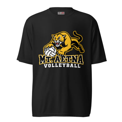 Active | Moisture Wicking Shirt | Mt. Aetna Adventist School | Volleyball Apex Logo