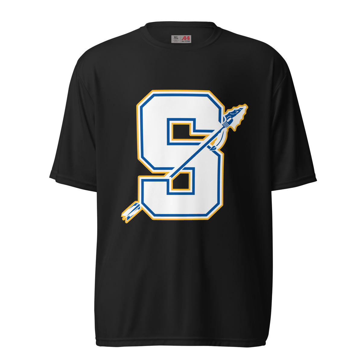 Active | Moisture Wicking Shirt | Senatobia Warriors Baseball | Crest Logo
