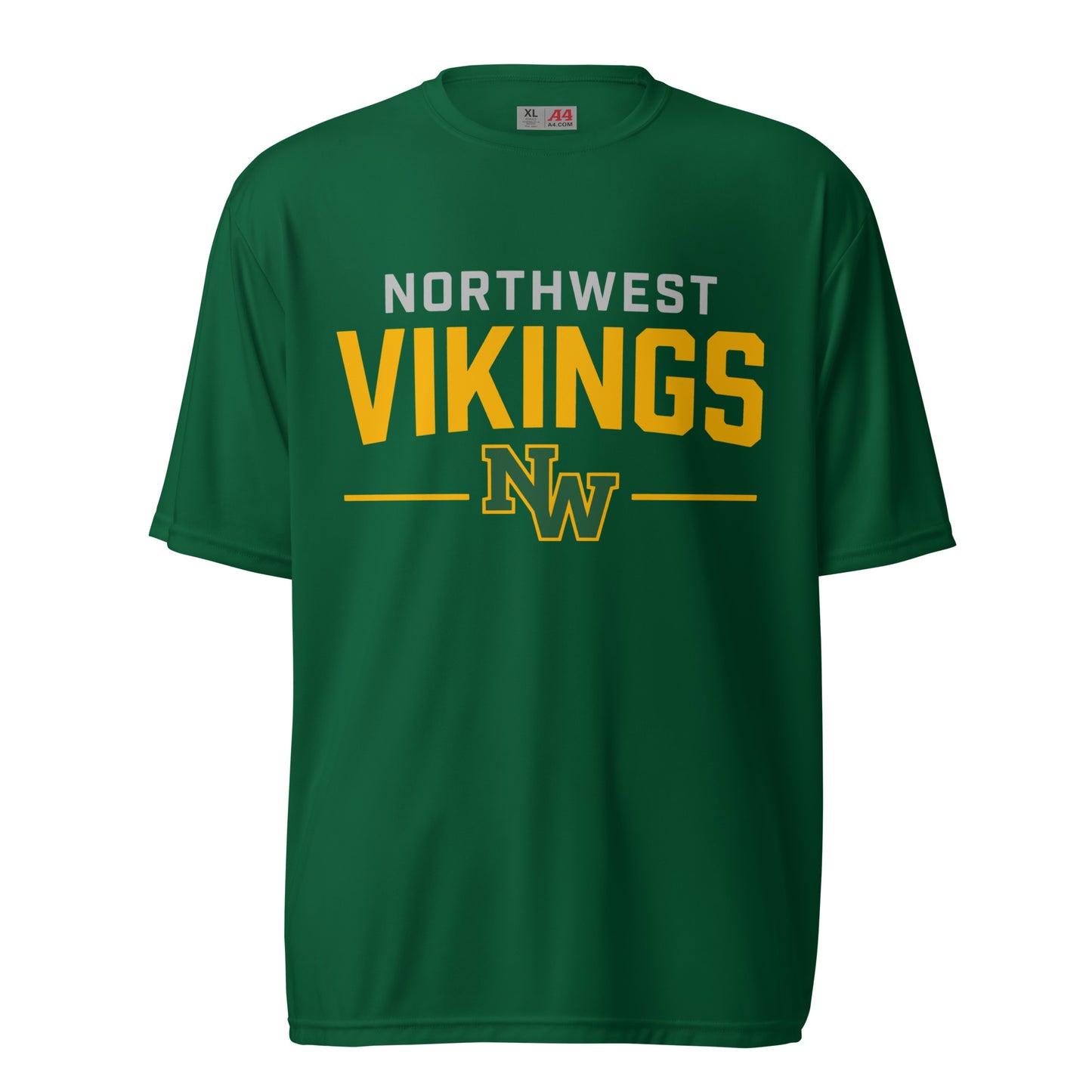 Active | Moisture Wicking Shirt | Northwest High School | Vikings Logo