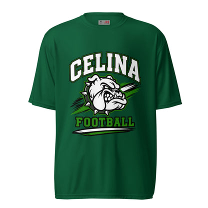 Active | Moisture Wicking Shirt | Celina Black Football | Emblem Logo