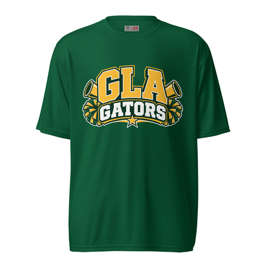 Active | Moisture Wicking Shirt | GLA Gators Cheer Team | Crest Logo