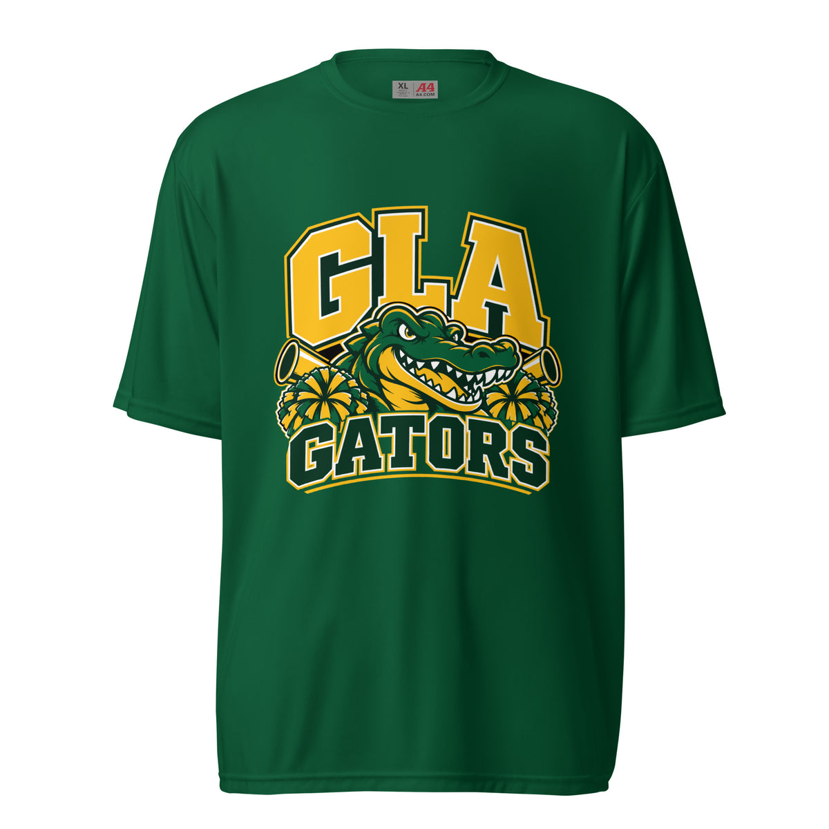 Active | Moisture Wicking Shirt | GLA Gators Cheer Team | Emblem Logo