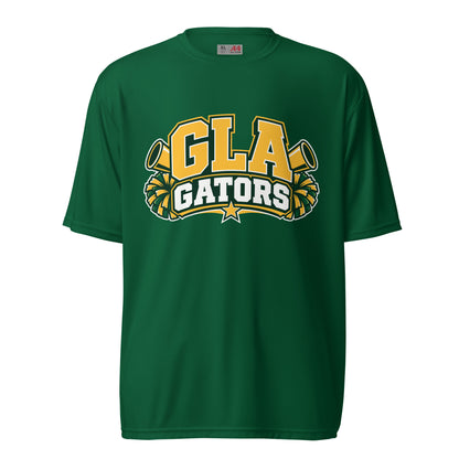 Active | Moisture Wicking Shirt | GLA Gators Cheer Team | Crest Logo