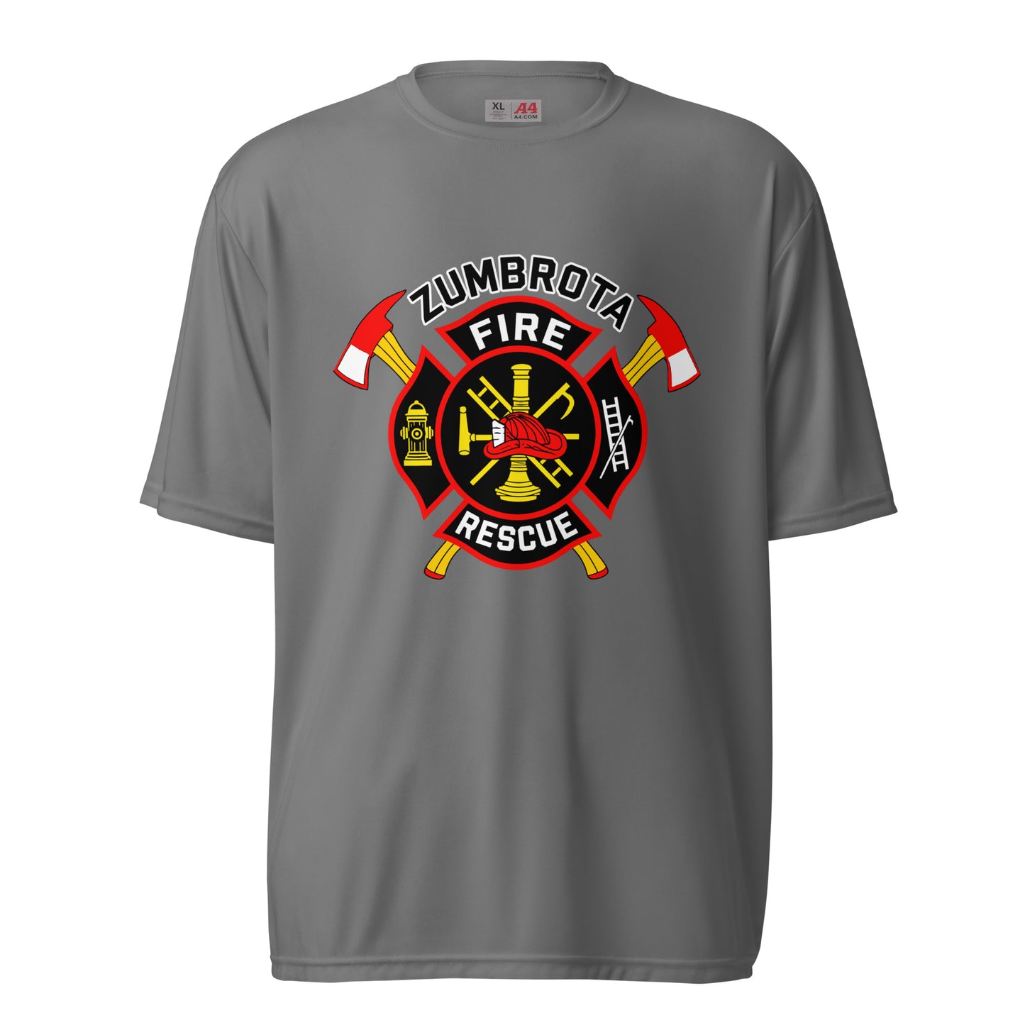 Active | Moisture Wicking Shirt | Zumbrota Fire Department | Vanguard Logo