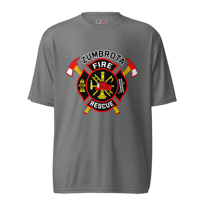 Active | Moisture Wicking Shirt | Zumbrota Fire Department | Vanguard Logo