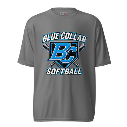 Active | Moisture Wicking Shirt | Blue Collar Softball 2034 | Shield Logo