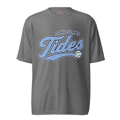 Active | Moisture Wicking Shirt | Long Island Tides Baseball | Athletics Logo