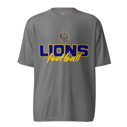 Active | Moisture Wicking Shirt | Chestnut Ridge Lions Football | Vanguard Logo