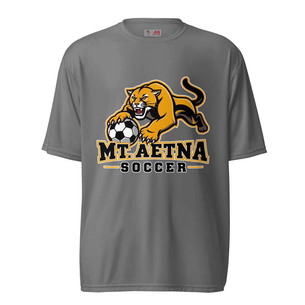 Active | Moisture Wicking Shirt | Mt. Aetna Adventist School | Soccer Apex Logo