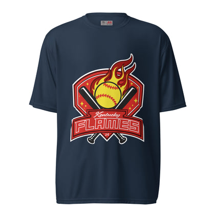 Active | Moisture Wicking Shirt | KY Flames | Emblem Logo