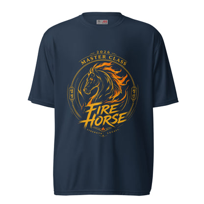 Active | Moisture Wicking Shirt | Fire Horse Masters | Crest Logo