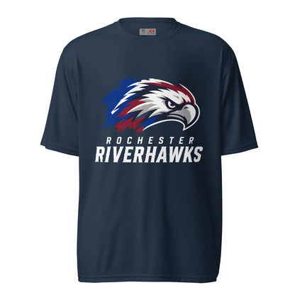 Active | Moisture Wicking Shirt | Rochester Riverhawks | Emblem Logo