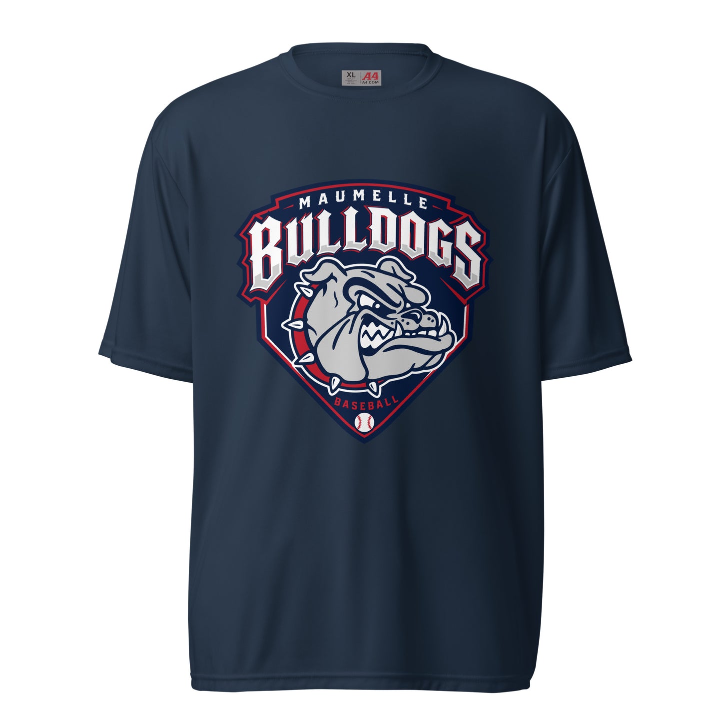 Active | Moisture Wicking Shirt | Maumelle Bulldogs 2035 | Shield Logo