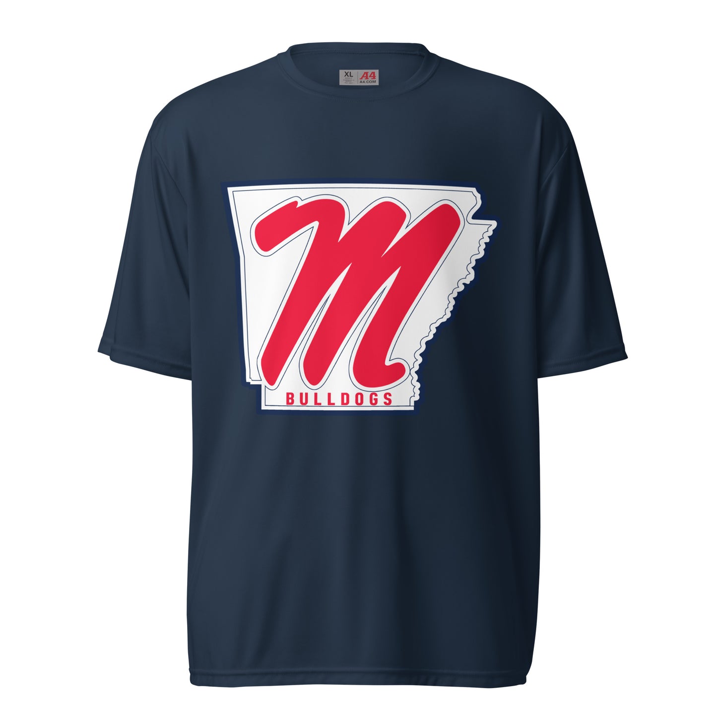 Active | Moisture Wicking Shirt | Maumelle Bulldogs 2035 | Emblem Logo