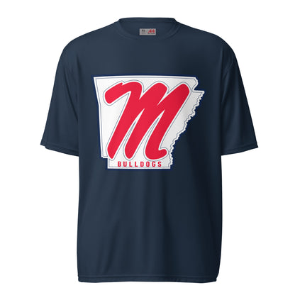 Active | Moisture Wicking Shirt | Maumelle Bulldogs 2035 | Emblem Logo