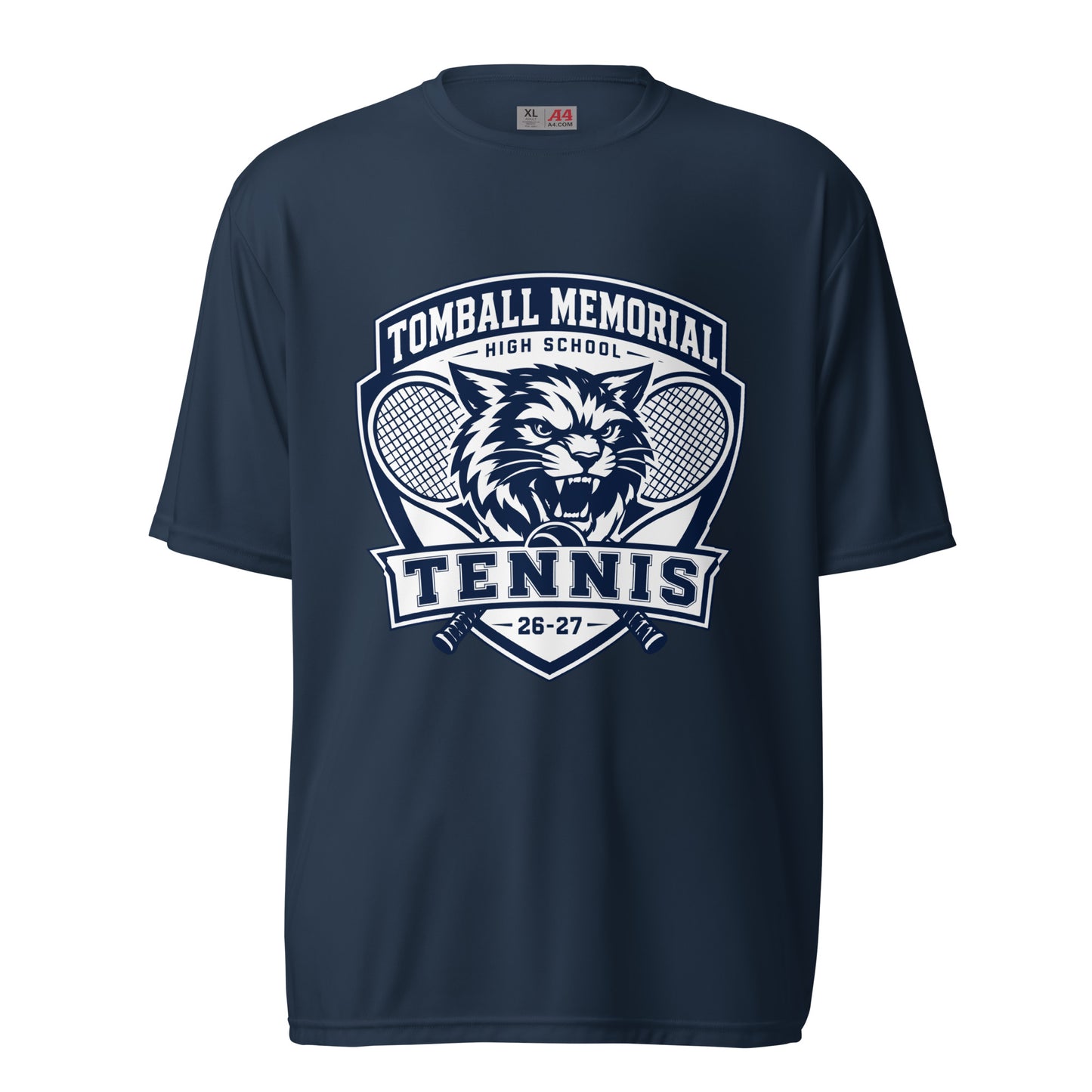 Active | Moisture Wicking Shirt | TMHS Tennis | Shield Logo