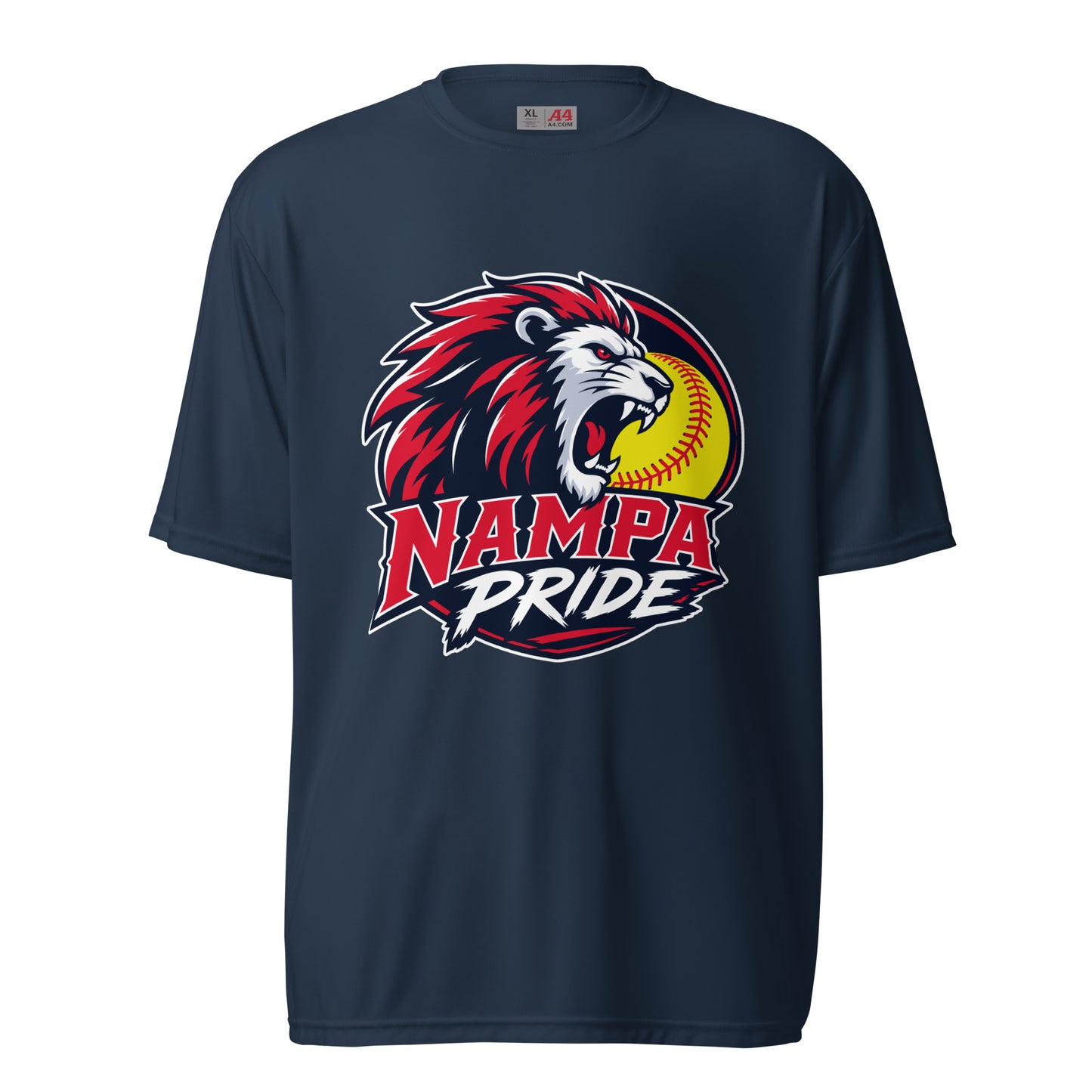Active | Moisture Wicking Shirt | Nampa Pride | Lion Crest Logo