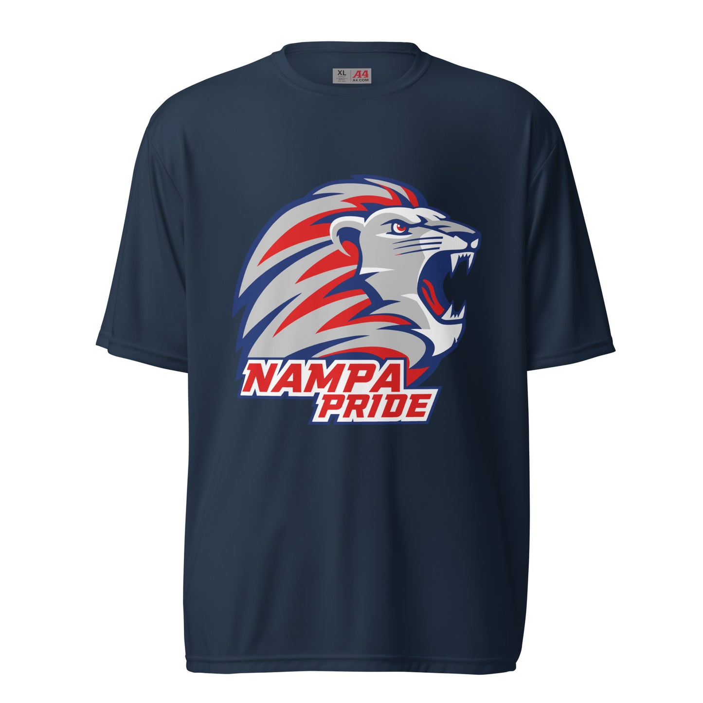 Active | Moisture Wicking Shirt | Nampa Pride | Mascot Logo