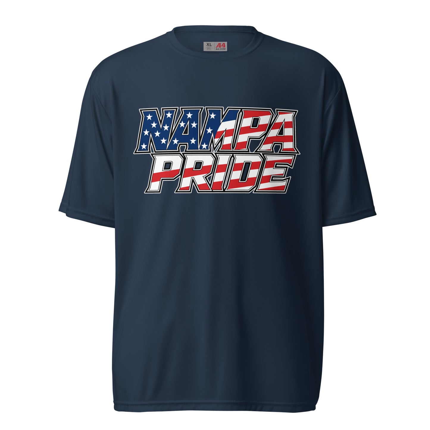 Active | Moisture Wicking Shirt | Nampa Pride | Modern Script Logo