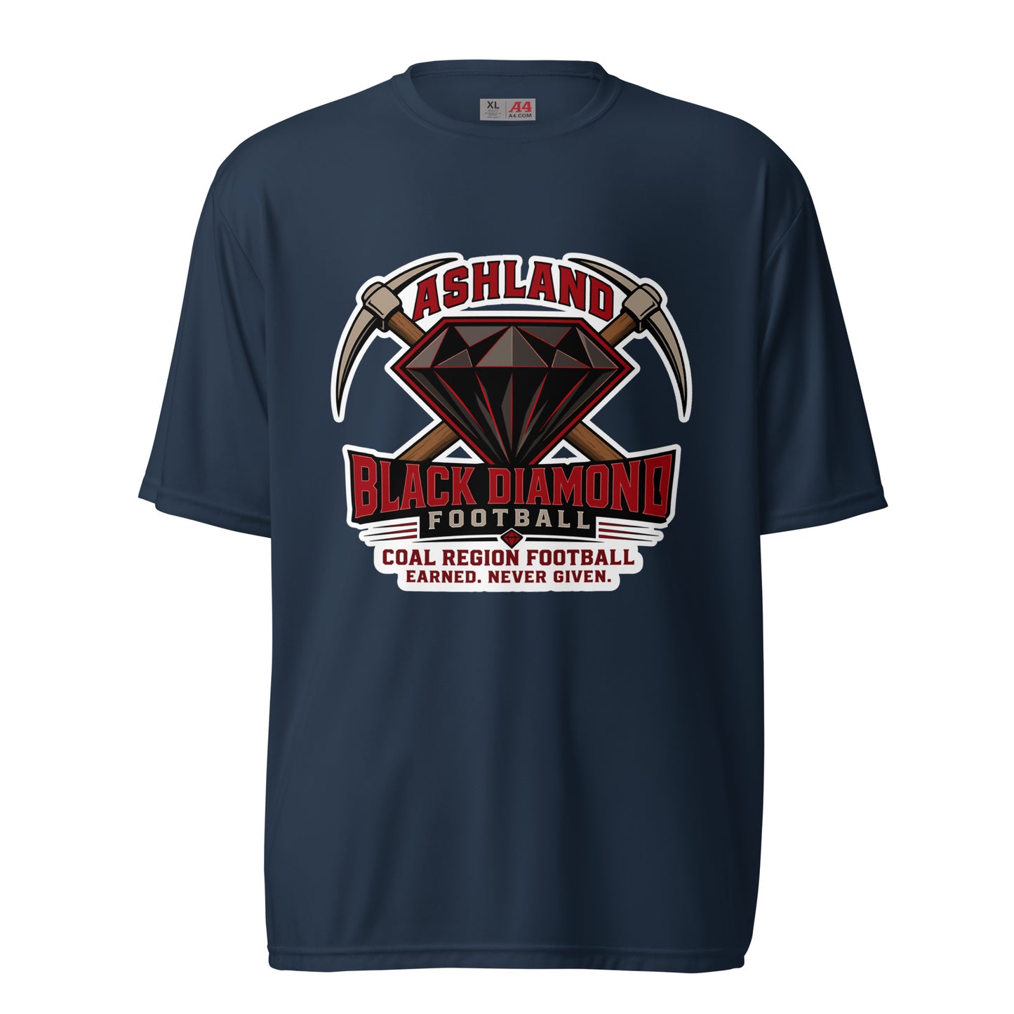 Active | Moisture Wicking Shirt | Ashland Black Diamonds | Vanguard Logo