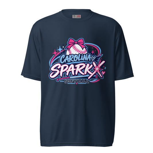 Active | Moisture Wicking Shirt | Carolina Sparkx | Crest Logo