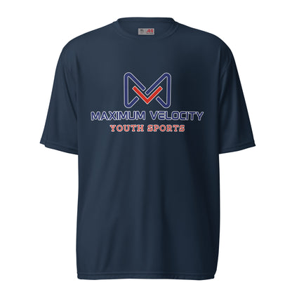 Active | Moisture Wicking Shirt | Maximum Velocity Youth Sports | Emblem Logo
