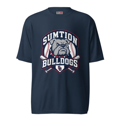 Active | Moisture Wicking Shirt | Sumtion bulldogs | Emblem Logo