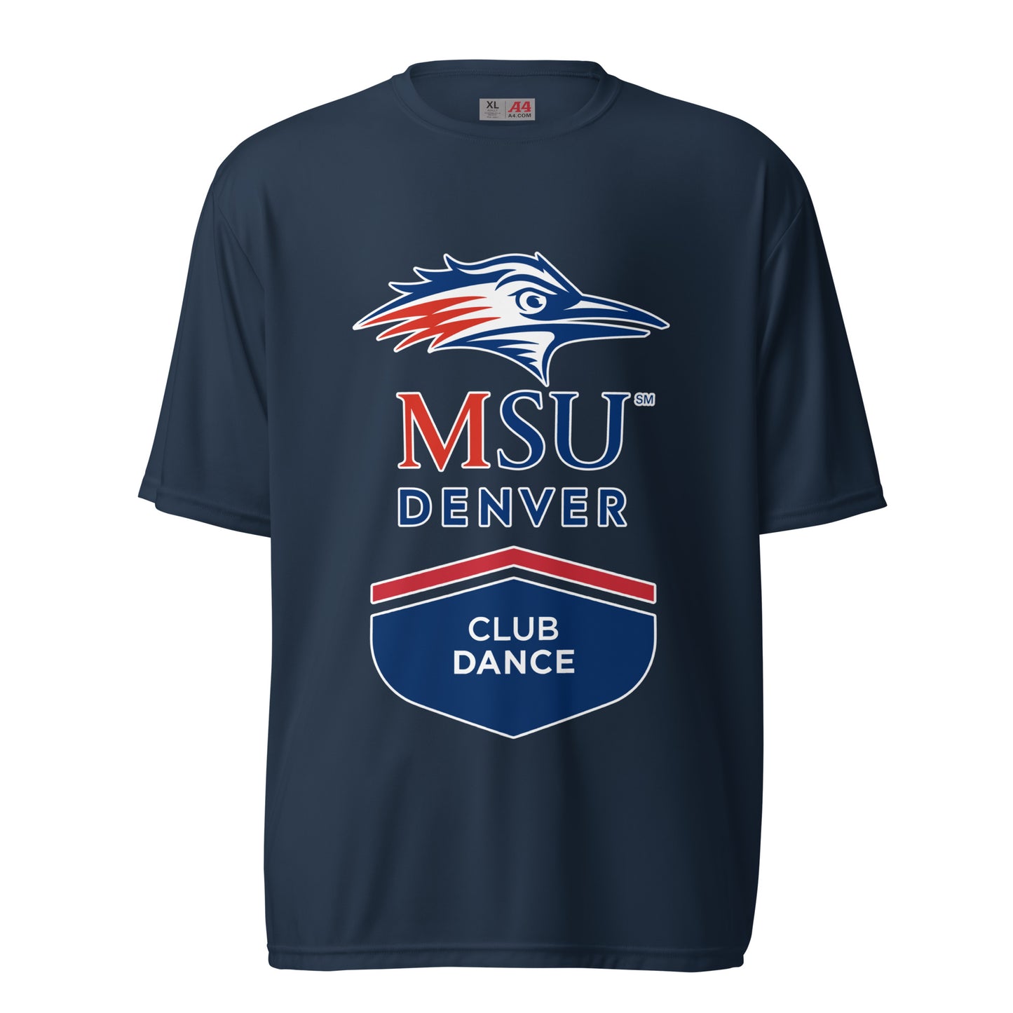 Active | Moisture Wicking Shirt | MSU Denver Dance Team | Apex Logo