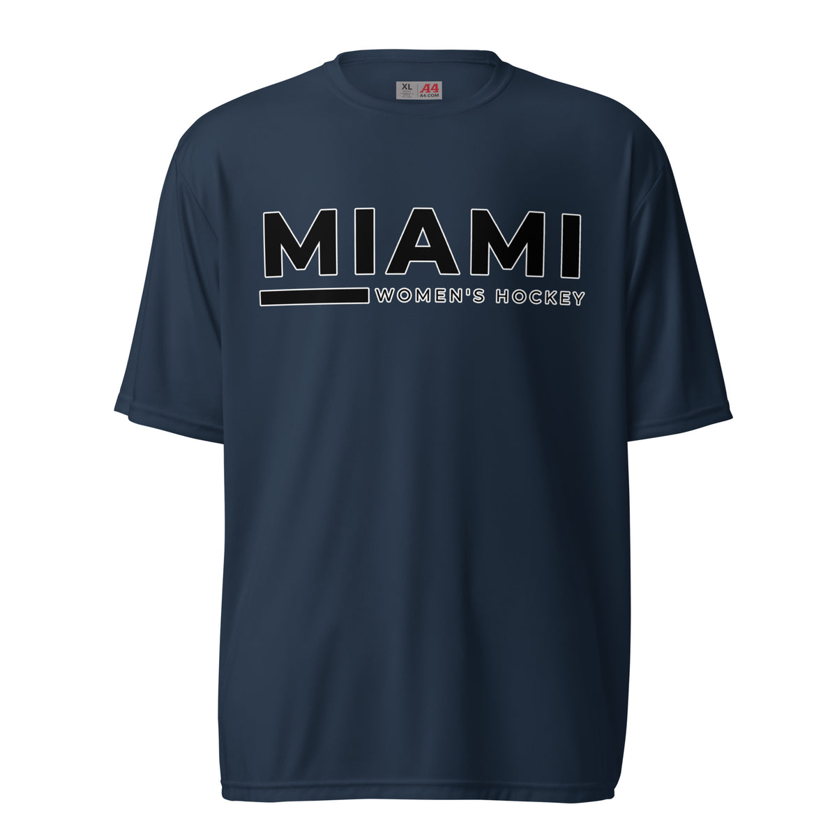 Active | Moisture Wicking Shirt | Miami Women's Hockey | Lettermark Logo