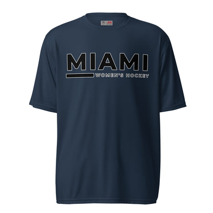 Active | Moisture Wicking Shirt | Miami Women's Hockey | Lettermark Logo