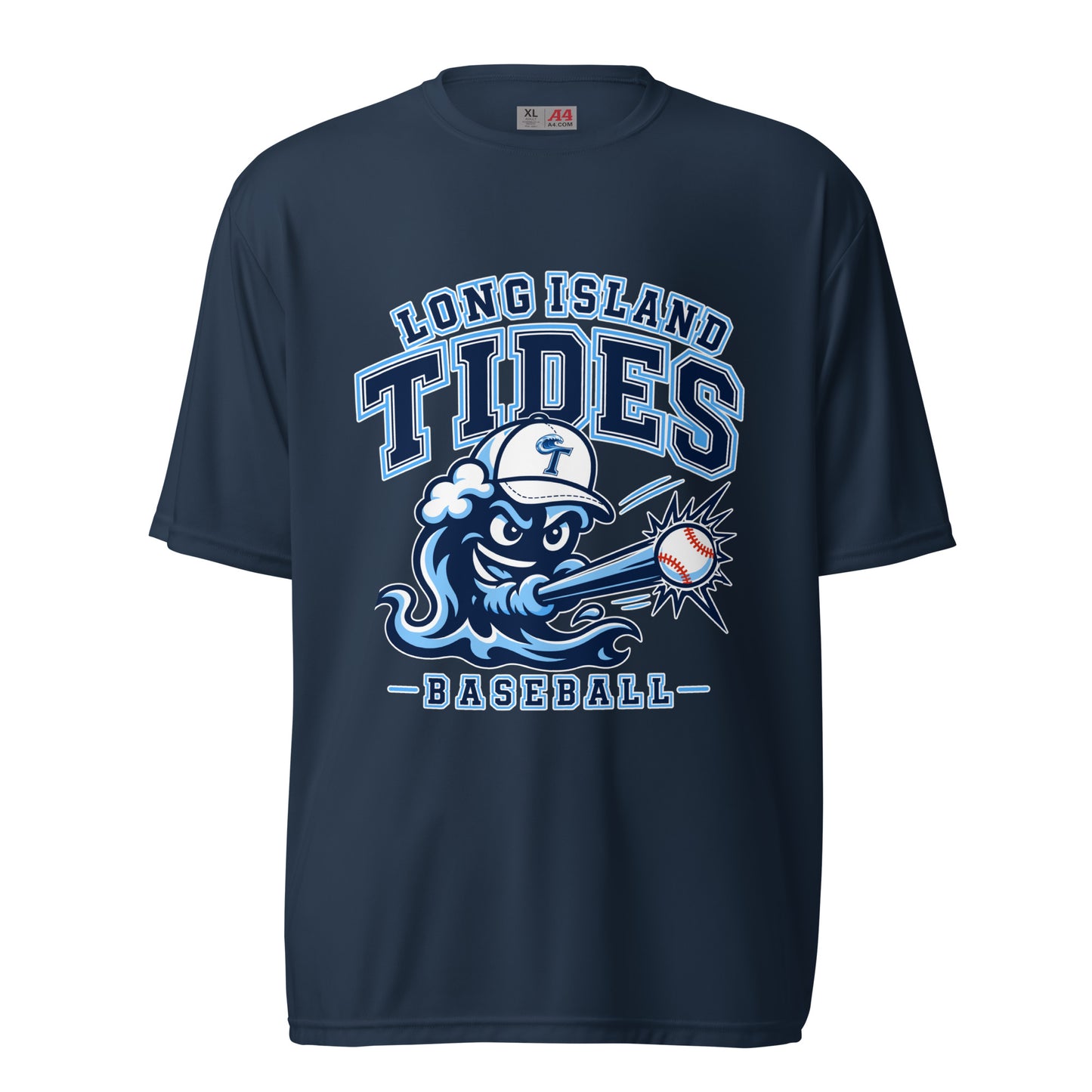 Active | Moisture Wicking Shirt | Long Island Tides Baseball | Valor Logo