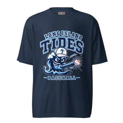 Active | Moisture Wicking Shirt | Long Island Tides Baseball | Valor Logo
