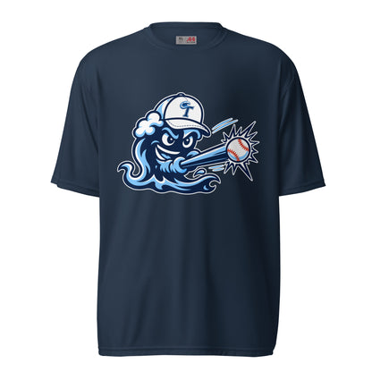 Active | Moisture Wicking Shirt | Long Island Tides Baseball | Mascot Logo