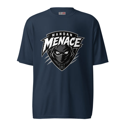 Active | Moisture Wicking Shirt | Mandan Menace | Shield Logo