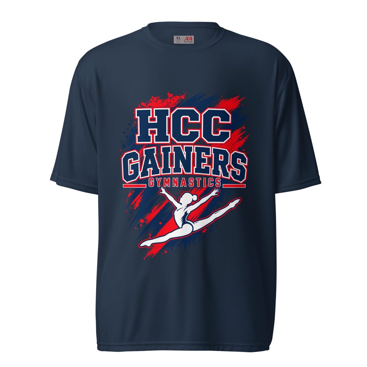 Active | Moisture Wicking Shirt | HCC Gymnastics | Crest Logo