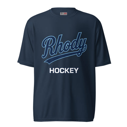 Active | Moisture Wicking Shirt | URI Men’s Hockey | Athletics Logo