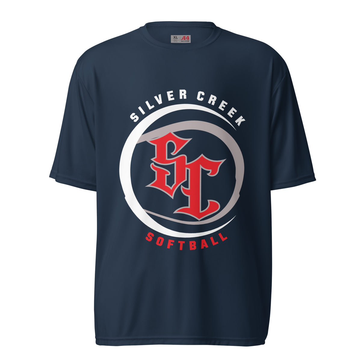Active | Moisture Wicking Shirt | Silver Creek 12U Schreiber | Crest Logo