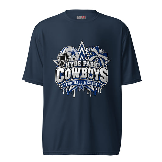 Active | Moisture Wicking Shirt | Hyde Park Cowboys | Crest Logo